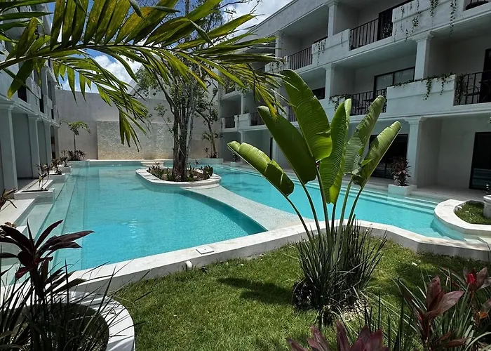 Jungle Loft With Pool And Rooftop Near And Cenotes And Dowtown! Fast Wifi! Perfect For Expats *