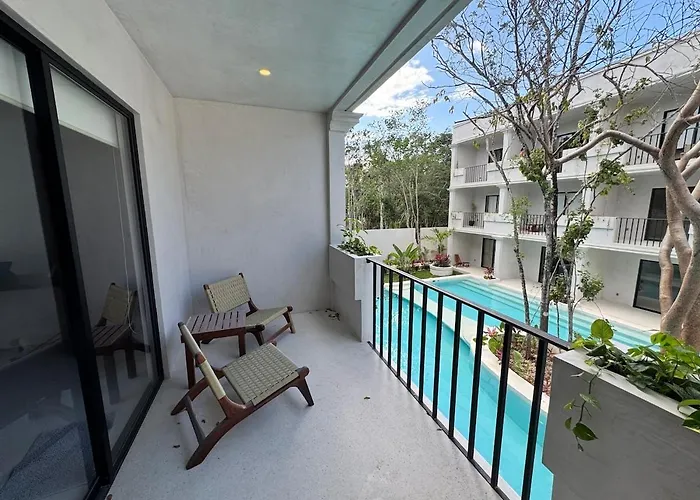 Jungle Loft With Pool And Rooftop Near And Cenotes And Dowtown! Fast Wifi! Perfect For Expats *
