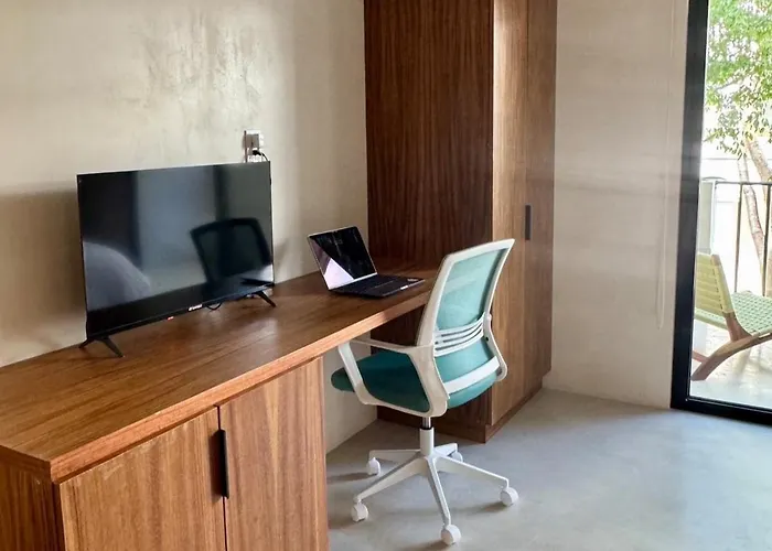 Jungle Loft With Pool And Rooftop Near And Cenotes And Dowtown! Fast Wifi! Perfect For Expats